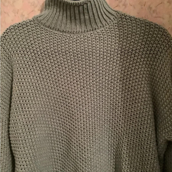 SHEEQUES~SWEATER BLOUSE~ SOFT BLUE~2X-3X - Picture 3 of 6